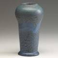 Van briggle bulbous vase with blue glaze 1905 aa van briggle 1905 iii 256 vx 7 x 3 12