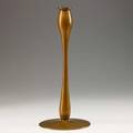 Jarvie bronze theta candlestick signed jarvie 13 12 x 6