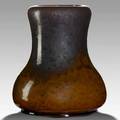 Teco aventurine vessel stamped teco 11 x 9