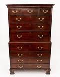 Mahogany Chest of Drawers wButlers Desk