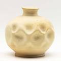 George ohr bisquefired vessel dimples script signature 4 14 x 4 12 dia