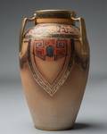 Nippon HandPainted Handled Vase