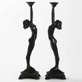 Grace helen talbot american b 1901 untitled 1922 two bronze candlesticks signed and dated grace helen talbot1922 with foundry mark roman bronze works ny 17 14 high provenance priva
