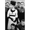Frank horvat french b 1928 rome collection model with soccer team 1962 archival pigment print printed later signed and numbered 130 20 12 x 13 38 image 23 12 x 16 58 sheet