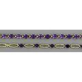 Gold amethyst link bracelets two bracelets amethyst interlaced with 14k yg links amethyst set in 14k yg 241 gs gw 7