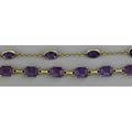 Amethyst bracelets ca 1930 two bracelets round amethysts 68mm x 86mm 8 square amethysts 99mm x 79mm 6 12 both 14k yg 21 gs gw