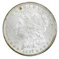 1887s silver dollar ngc ms 62