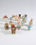 A Collection of Twelve Beatrix Potter Figurines