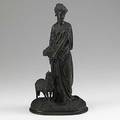 Classical bronze sculpture peasant woman harvesting wheat 19th c unsigned 14 34 x 8 x 4 12
