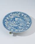 A 19th C English Transferware Warming Dish