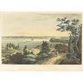 William guy wall american 17921864 and john hill american 17701850 aquatint in colors new york from weehawken 1823 framed 15 34 x 25 provenance the henry batterman collection ever