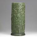 Hampshire umbrella stand in ivy pattern 20th c unmarked 17 12 x 8