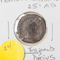 Silver Roman Denarius 251 AD Fine Grade Of Trajanub
