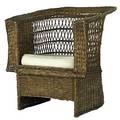 Gustav stickley willow armchair with loose seat cushion unmarked 35 12 x 31 12 x 32