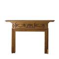 Victorian mantle oak with applied carvings 52 12 x 72 x 10