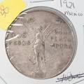 Mexico Silver Dollar Size Coin 1921 Fine Grade