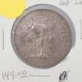East India Silver Dollar Size Coin 1900 Fine Grade