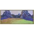 Two pastel landscapes both framed both signed raddatz 10 x 15 and 12 x 18
