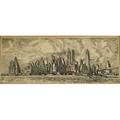 Reginald marsh american 18981954 etching ny skyline 193637 framed initialed and dated in plate 5 78 x 14 78 plate publisher american artists group new york
