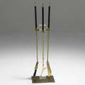 Alessandro albrizzi set of lucite plastic and brass fireplace tools tools 34 34 x 10 x 8 12