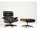 Charles and ray eames herman miller rosewood and black leather lounge chair and ottoman models no 670 671 late 1950s herman miller paper labels chair 32 12 x 32 12 x 32 12 ottoman 17