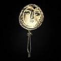 Pablo picasso gilt medallion france 1950s stamped madoura empreinte originale picasso medallion 2 12 x 1 14