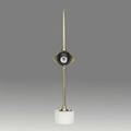 Angelo lelli arredoluce brass and enameled steel adjustable cobra lamp italy 1960s unmarked 24 12 x 4 14
