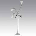 Arredoluce chromeplated brass enameled steel and marble triennale floor lamp italy c 1960 unmarked as shown 82 x 38 x 36