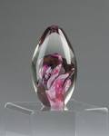 A Robert Eickholt Colored Glass Paperweight