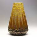 Franz hofstotter loetz exceptional art glass vase several pulled patterns signed loetz austria 10 12 x 7