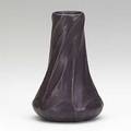 Van briggle bud vase with twisted leaves rich burgundy glaze 1907 provenance van briggle pottery aa van briggle colo spgs 66 5 14 x 3 12