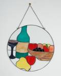 A Stained Glass StillLife Design Window