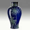 Harriet joor newcomb college exceptional tall and early jar slipdecorated with palm fronds ca 1905 nchjjmu 16 x 8 12