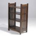 Contemporary stickley magazine stand in the style of gustav stickley metal tag 42 x 25 x 15