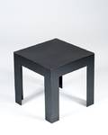 A Black Lucite Side Table
