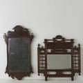 Mirror grouping chippendale style together with victorian hall mirror with hooks 18th19th c victorian 29 12 x 28 x 5