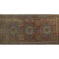 Oriental flatwoven rug all over design early 20th c 121 x 76