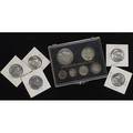 American coins and currency twenty au 50 1963 franklin halves united states obsolete coins sixcoin set 1964 proof set approx 900 wheat pennies three silver bicentennial coin sets two silver