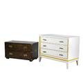 Henredon twodoor dresser together with a dresser in the style of tommi parzinger henredon dresser 22 x 39 x 19