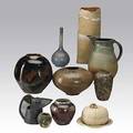 Contemporary ceramics eleven pieces include steven hill paradox pottery hiroshi nakayama etc tallest 13 14