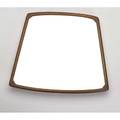 Danish modern teak mirror unmarked 18 x 20 12