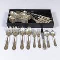 A Sterling Silver Richelieu Pattern Flatware Set