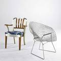 Harry bertoia shawwalker two armchairs larger 30 12  x 33 x 32