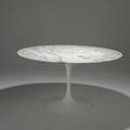 Eero saarinen knoll studos marble and enameled cast iron tulip table 19561990s metal tag 29 x 54 dia