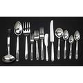 Pitt petri oak leaf silver flatware service buffalo ca 1930 8 tenpiece place settings and six serving pieces designed for old newbury crafters spothammered with foliate handle in the danish