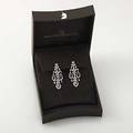 Diamond chandelier earrings retailed by bailey banks  biddle articulated 18k wg girondoles set with 35 cts tw round brilliant and marquise cut diamonds 2