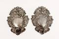 Pair of 19th C Pewter Wall Candle Sconces