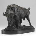 After antoine louis barye french 17961875 bronze bull late 20th c signed barye 10 x 14 12 x 7