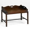 Victorian butlers tray mahogany on later stand 19th c from the estate of diana vreeland 20 x 26 12 x 20 12