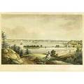 William guy wall american 17921864 and john hill american 17701850 aquatint in colors new york from heights near brooklyn 1823 framed 15 34 x 25 provenance the henry batterman coll